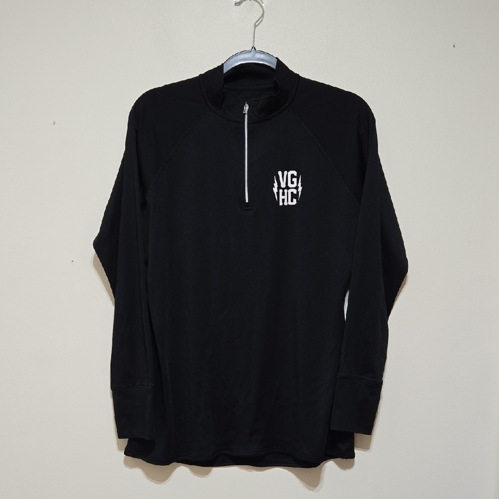 VIOLENT GENTLEMEN Black VGHC  Hockey Club Men's Quarter-Zip Pullover